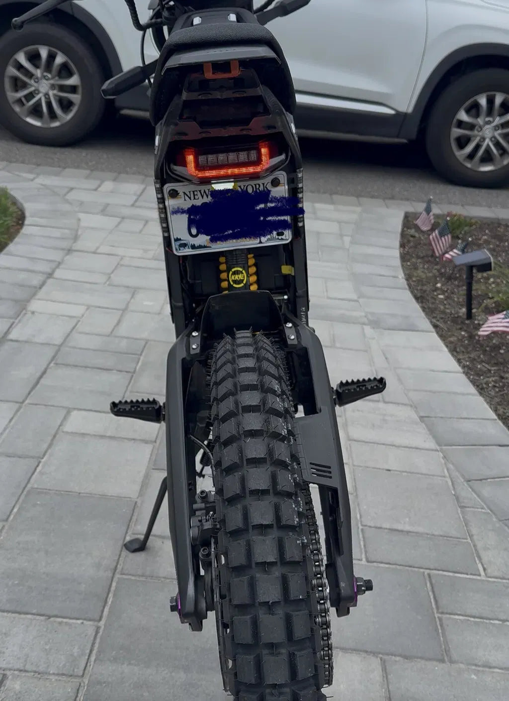 XQi3 Plate Relocation Kit w/ Blinkers (Rear only)