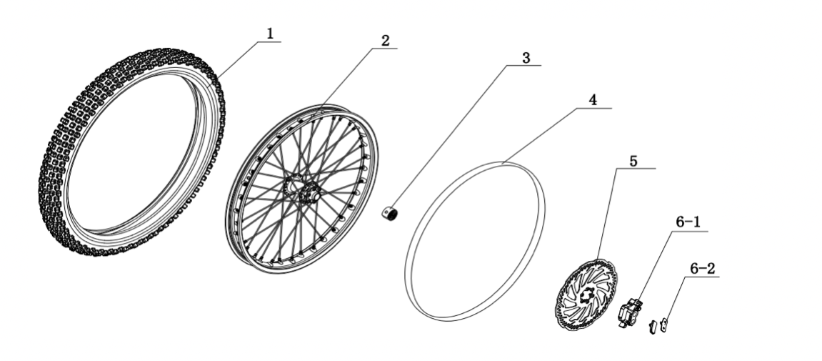 Niu XQi3 Front Rim