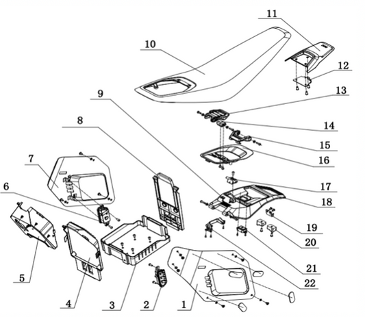 Niu XQi3 XQi3 Rear Fender Bracket