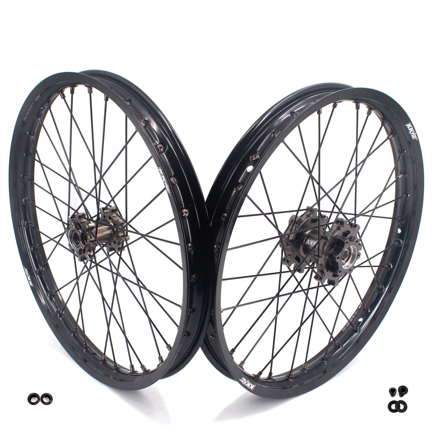 KKE 1.4x19" & 1.6x19" Wheel set (Black/Blue)