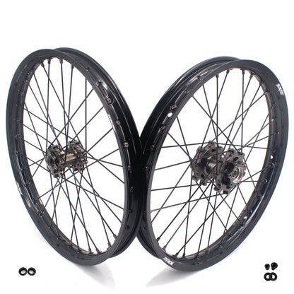 KKE 1.4x19" & 1.6x19" Wheel set (Black/Blue)