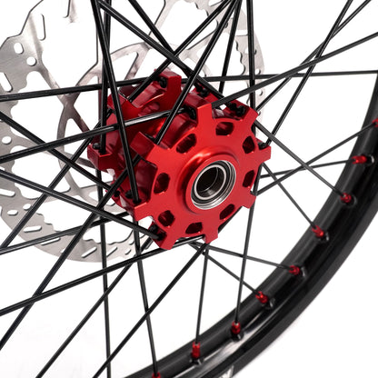 KKE 1.6x19" & 1.85x16" Wheel set (Blk/red)
