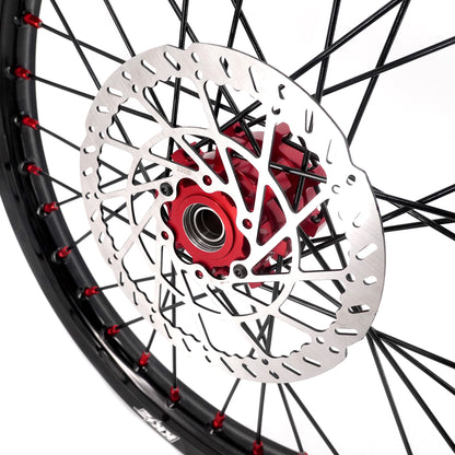 KKE 1.6x19" & 1.85x16" Wheel set (Blk/red)