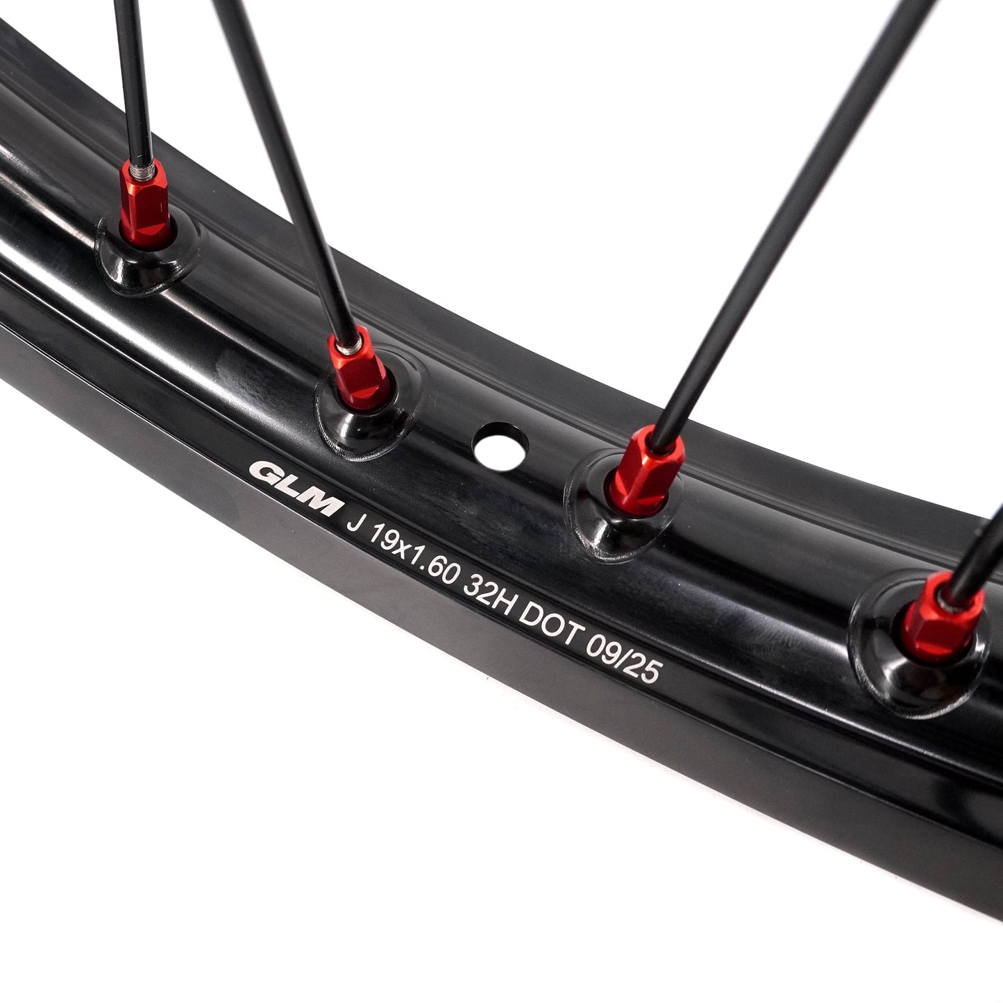 KKE 1.6x19" & 1.85x16" Wheel set (Blk/red)