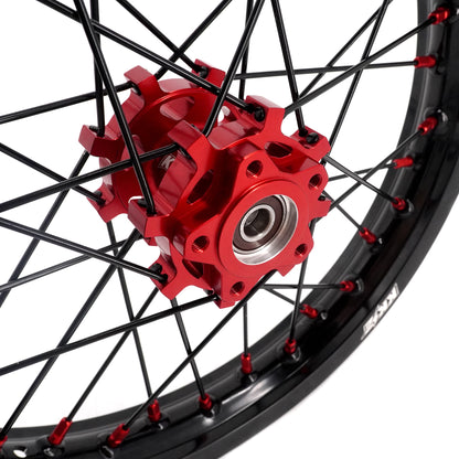 KKE 1.6x19" & 1.85x16" Wheel set (Blk/red)