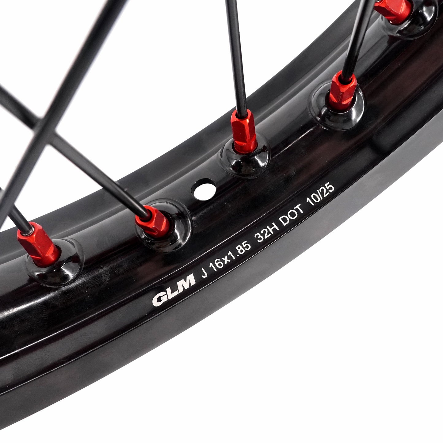 KKE 1.6x19" & 1.85x16" Wheel set (Blk/red)