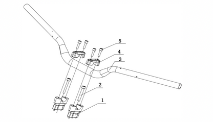 Niu XQi3 Bar Mount Clamp
