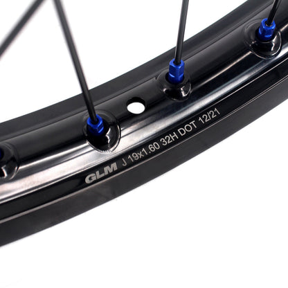 KKE 1.4x19" & 1.6x19" Wheel set (Black/Blue)