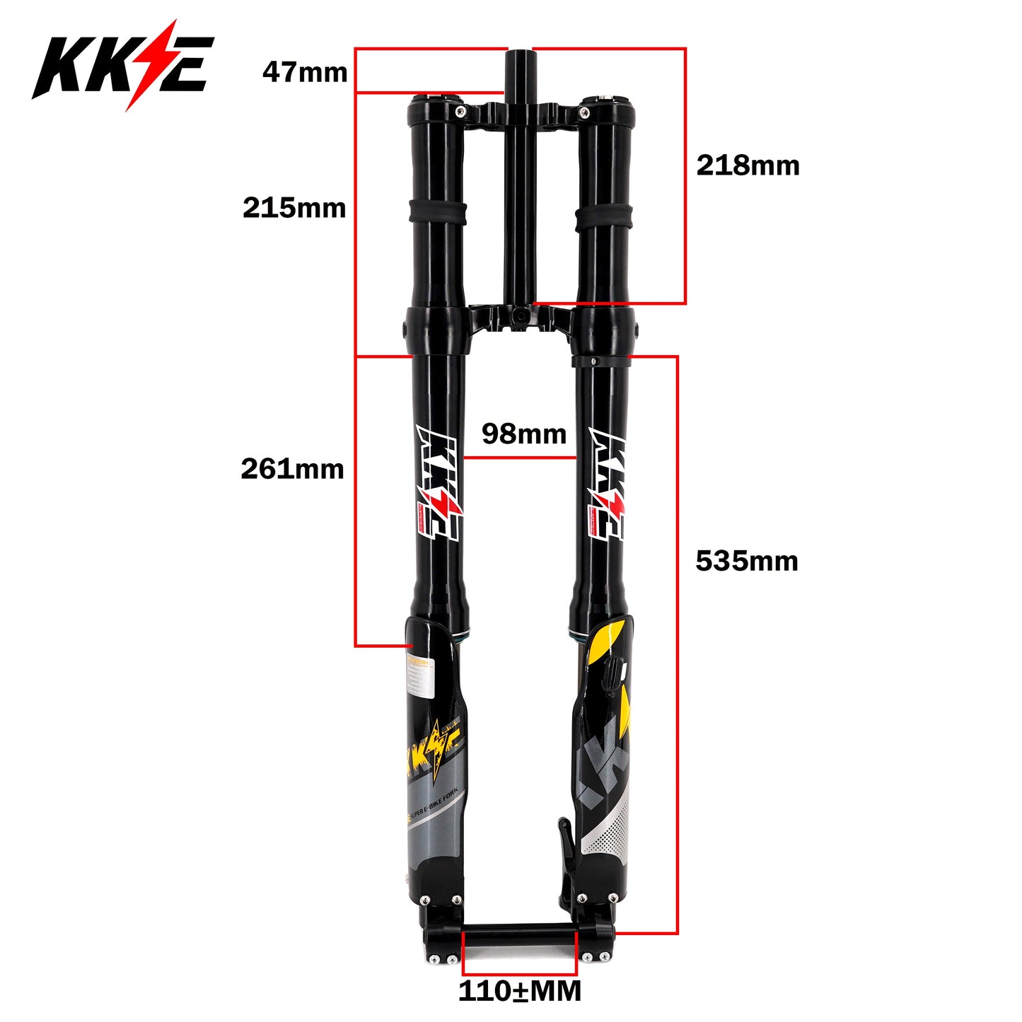 KKE 37MM Aluminum Front Fork